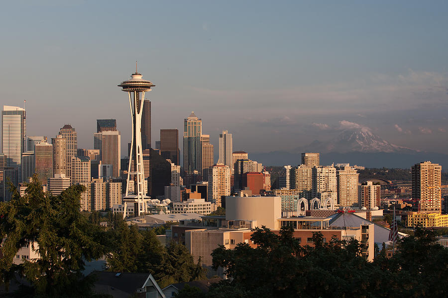 Seattle afternoon Photograph by Jack Nevitt