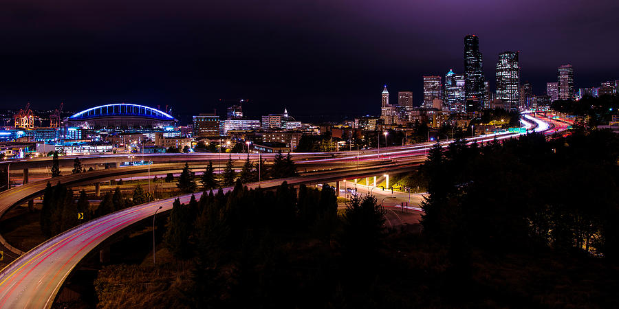 Seattle Bend Photograph by Chad Dutson