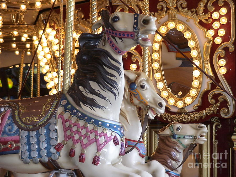 Seattle Carousel Photograph by Laura  Wong-Rose