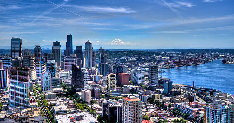 Seattle Cityscape Photograph by Jonny D