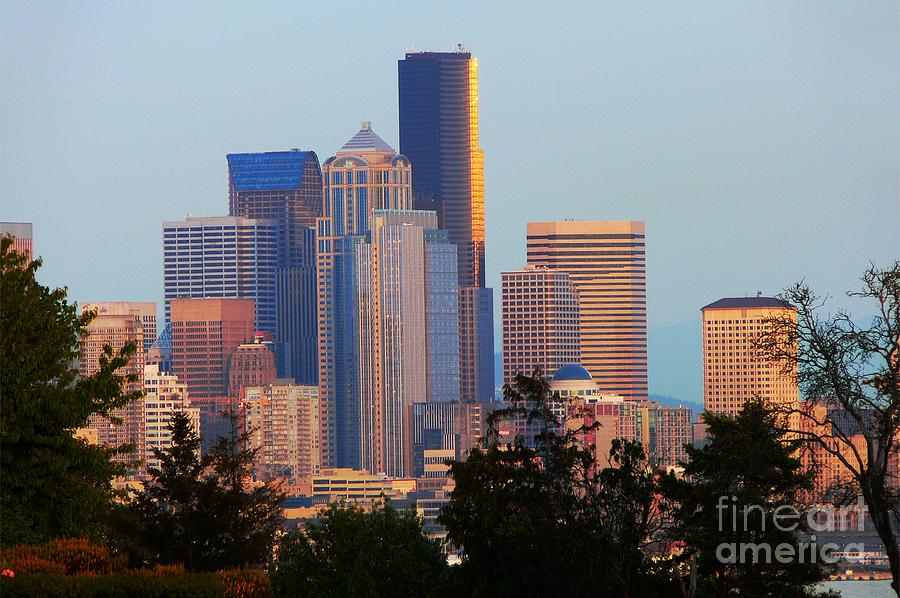 Seattle Cityscape Photograph by Scott Cameron