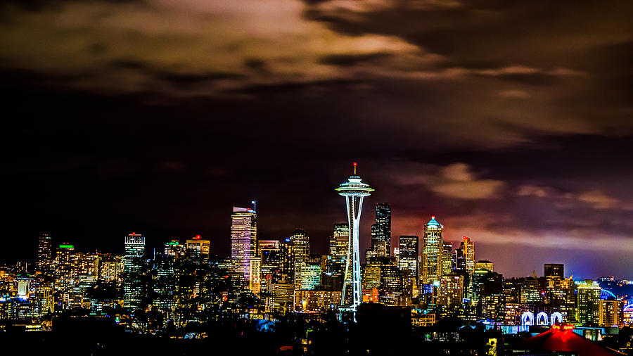 Seattle Photograph - Seattle Downtown by Rajiv Karanam