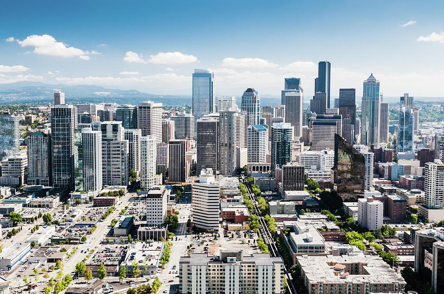 Seattle Downtown Skyline Photograph by Andreygatash