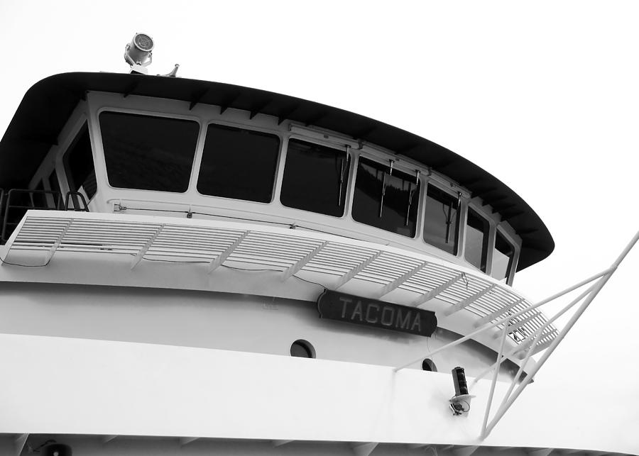 Pilothouse of the Tacoma Photograph by Connie Fox