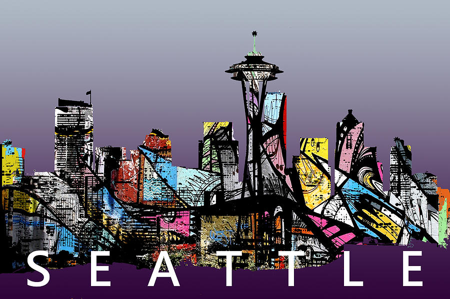 Seattle Graffiti Digital Art