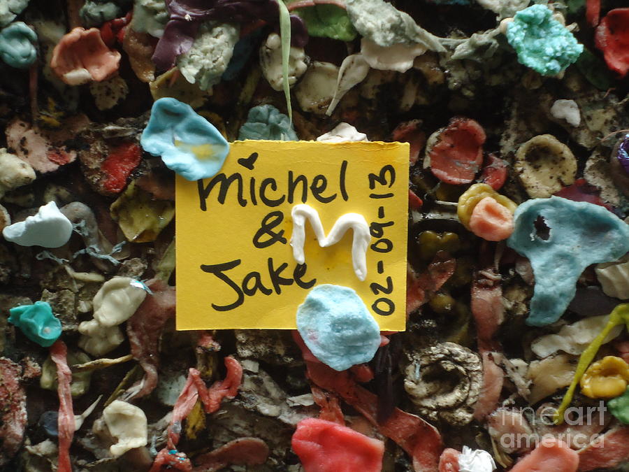 Seattle Gum Wall 2 Photograph by Ann Johndro-Collins