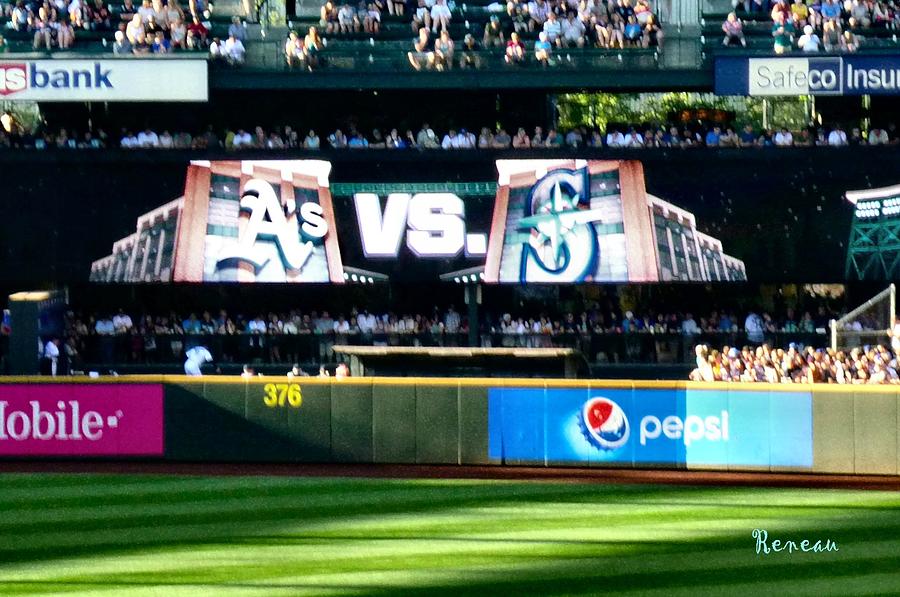 SEATTLE MARINERS VS OAKLAND As Photograph by A L Sadie Reneau