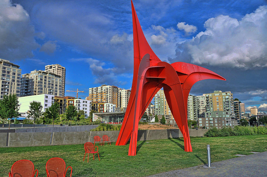Seattle Olympic Sculpture Garden Photograph By Allen Beatty