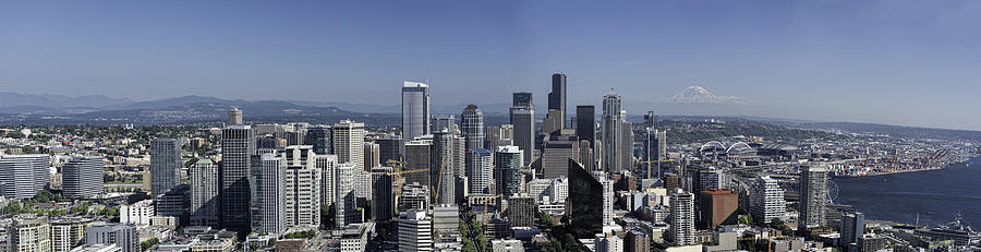Seattle Panorama Photograph by Mark Harrington