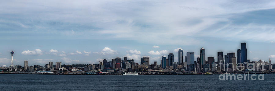 Seattle Photograph - Seattle Panorama by Nathan  Brend