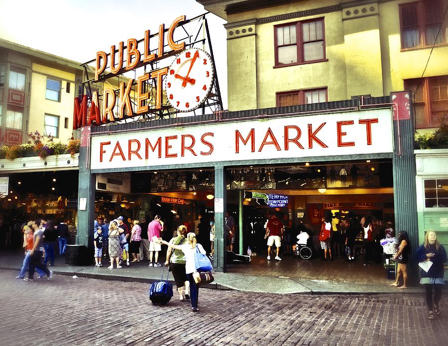 Seattle Pike Place Market Photograph