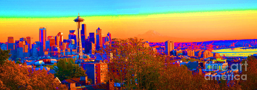 Seattle pops Photograph by Frank Larkin