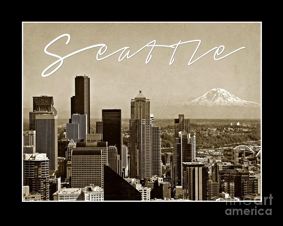 Seattle Poster Photograph by Patricia Strand
