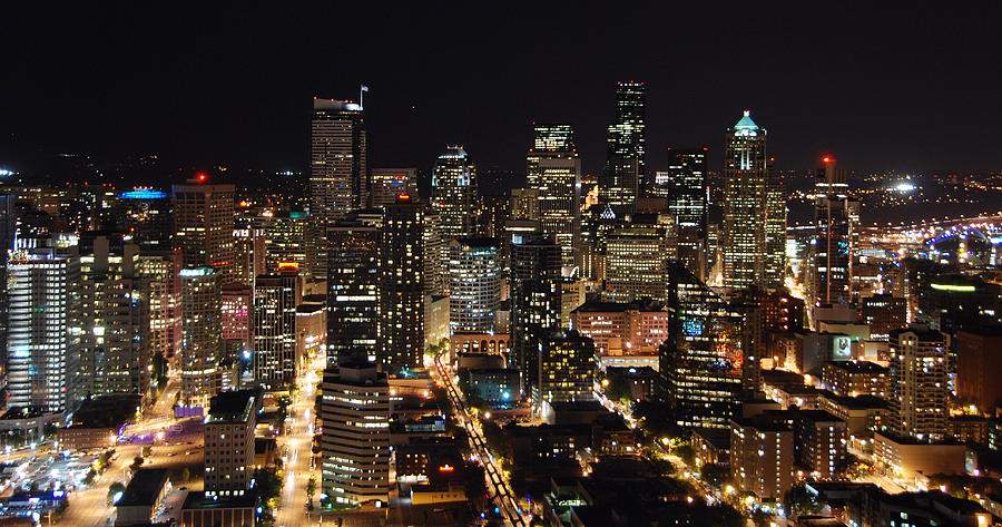 Seattle Retail Core Photograph by John Schneider - Fine Art America