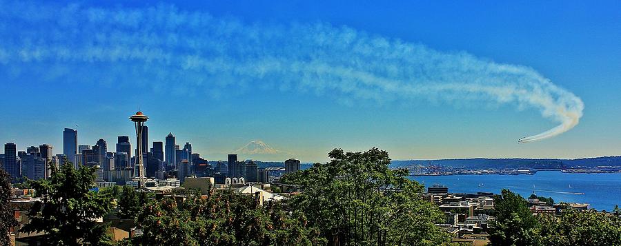 Seattle Seafair Panorama Photograph by Benjamin Yeager
