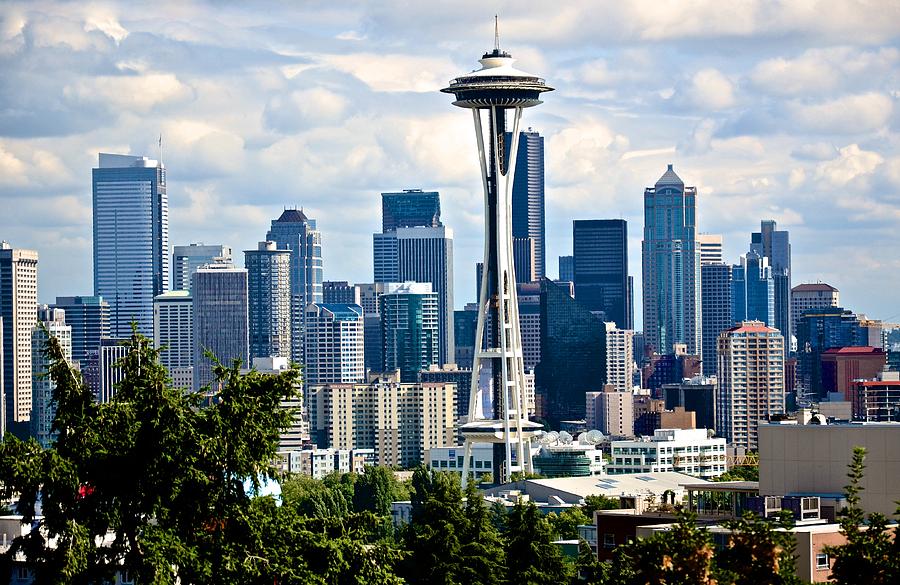 Seattle Skyline 1 Photograph by Ricardo J Ruiz de Porras