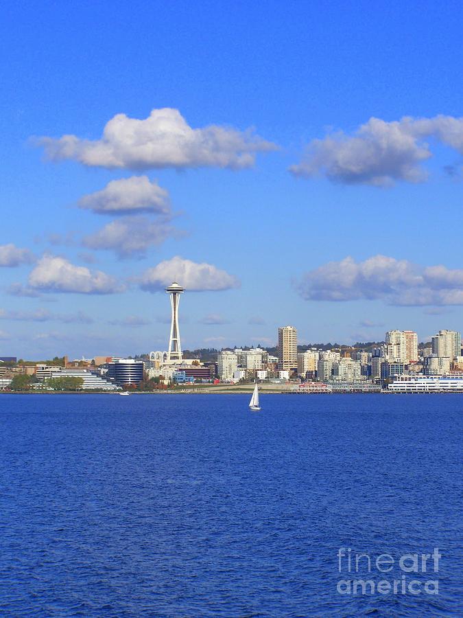 Seattle Skyline 1 Photograph by Vicki Maheu