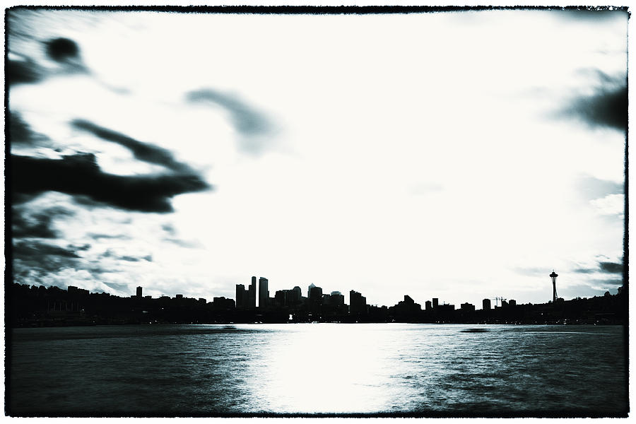 Seattle Skyline Across Union Bay Photograph