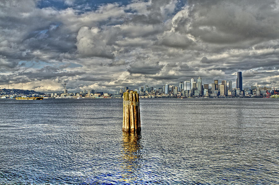 Seattle skyline and cityscape Photograph by SC Heffner
