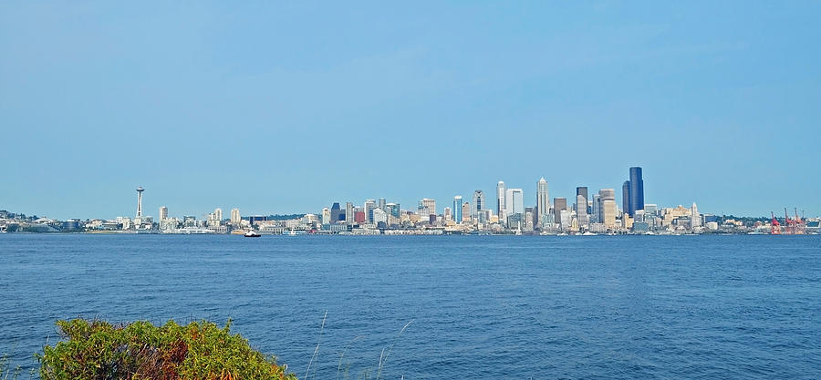 Seattle Skyline Panorama Photograph by Shanna Hyatt