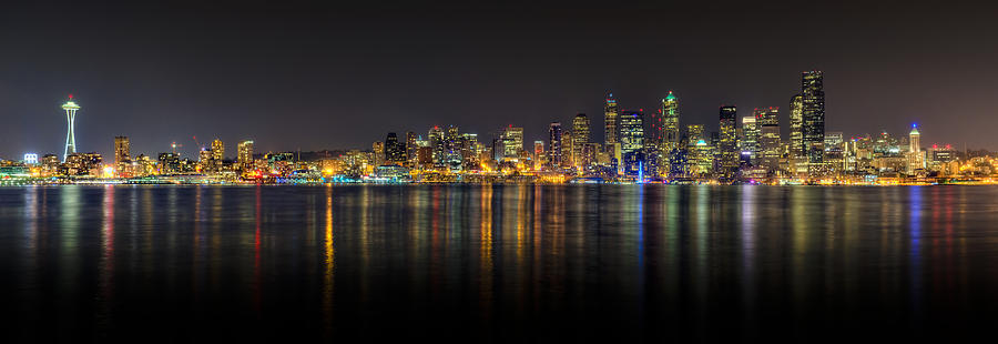 Seattle Skyline Reflections Photograph by Richard Raul Photography ...