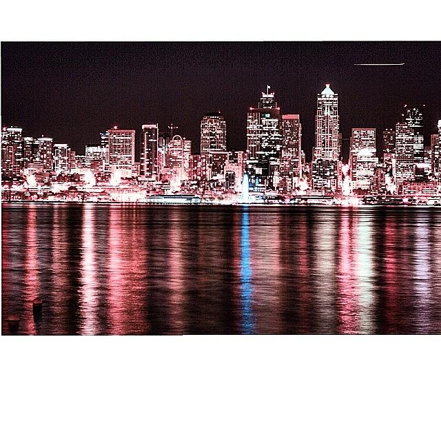 Seattle Photograph - Seattle Skyline #seattle by Kelly Hasenoehrl