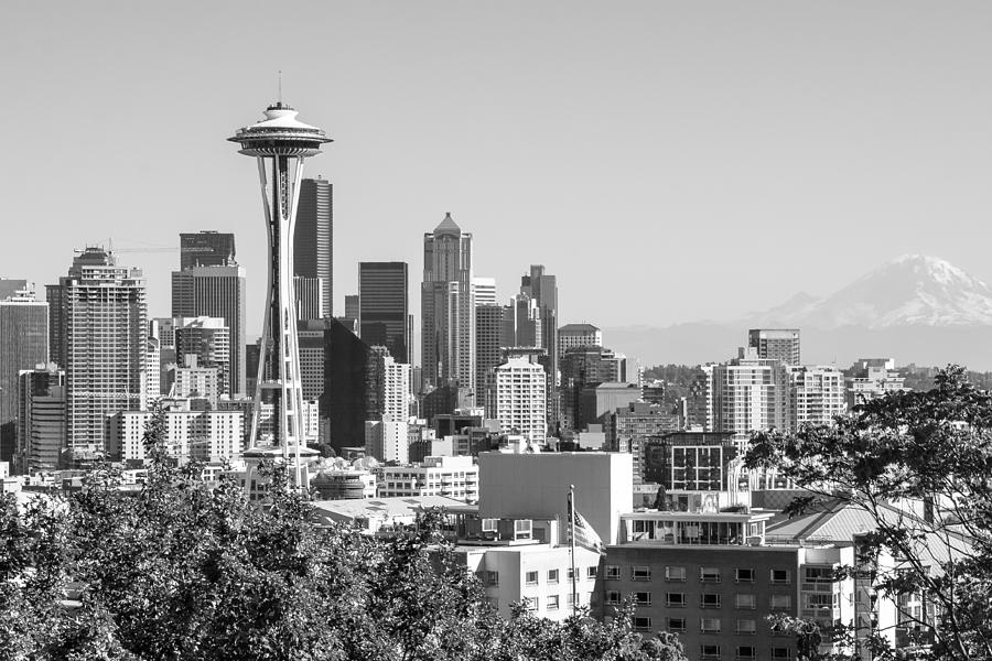 Seattle Skyline Photograph by Steven Bateson