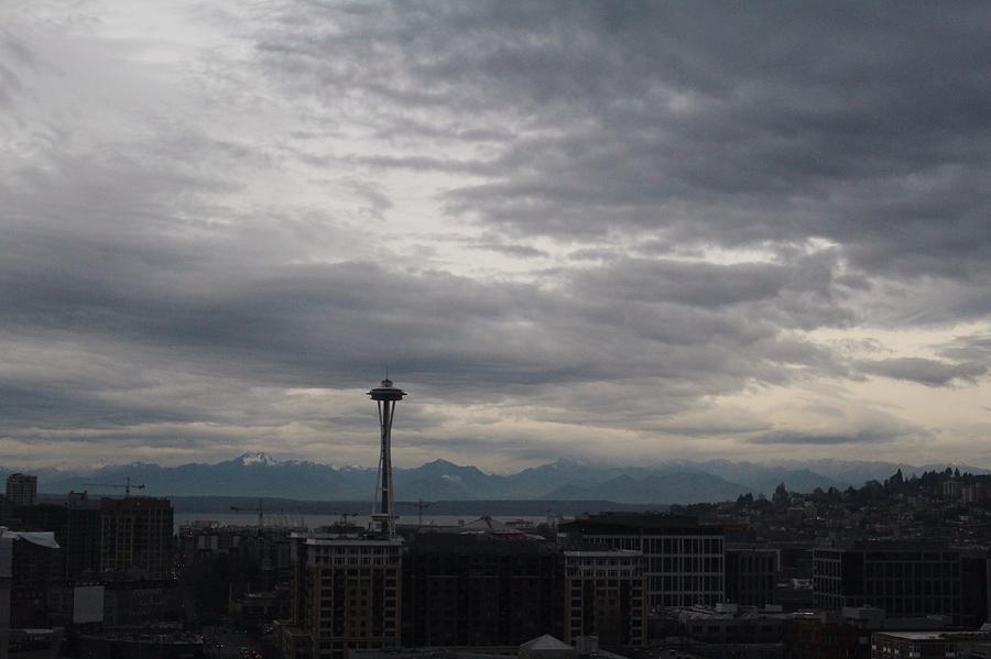 Seattle Skyline Photograph by Suzanne Lorenz