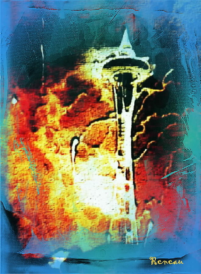 Seattle Space Needle 2 Photograph by A L Sadie Reneau