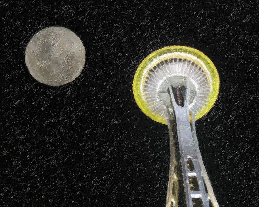 Seattle Space Needle Photograph by David Gleeson