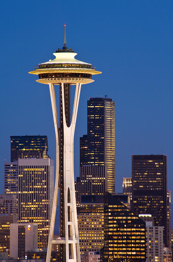 Seattle Space Needle Photograph by Greg Vaughn