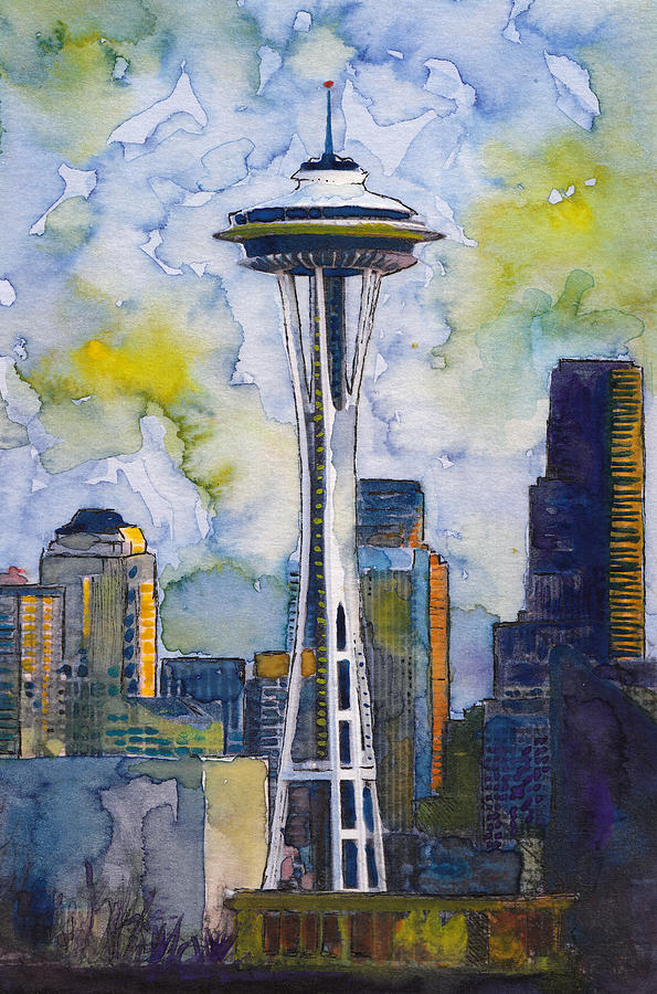 Seattle Space Needle Painting by Susan Powell - Fine Art America