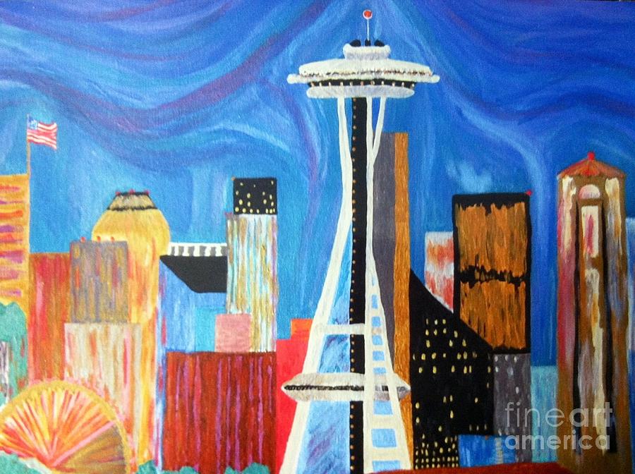 Seattle Surreal Painting