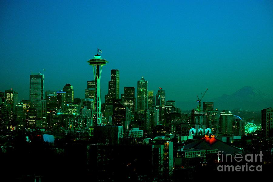 Seattle The Emerald City Photograph by Lisa Telquist