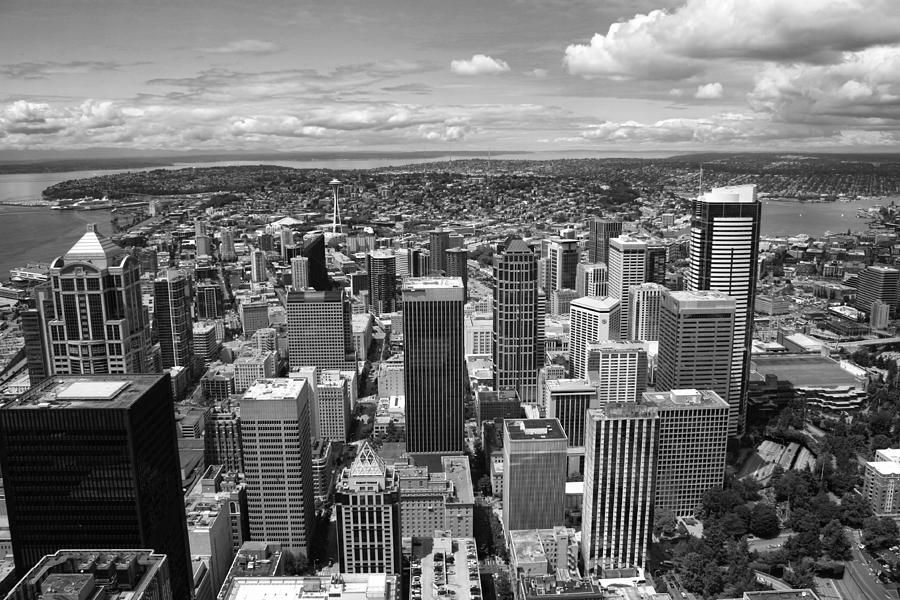 Seattle View Photograph by Jenny Hudson