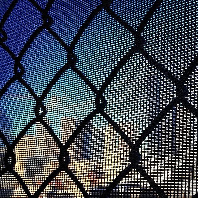 Seattle Photograph - #seattle #wa #skyline #city #fence #pnw by Bryan ONeill