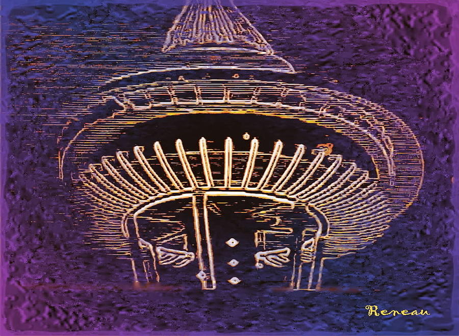 Seattle WA Space Needle 3 Photograph by A L Sadie Reneau