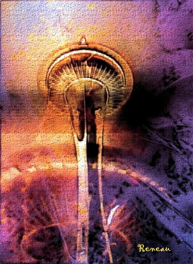Seattle WA Space Needle Photograph by A L Sadie Reneau