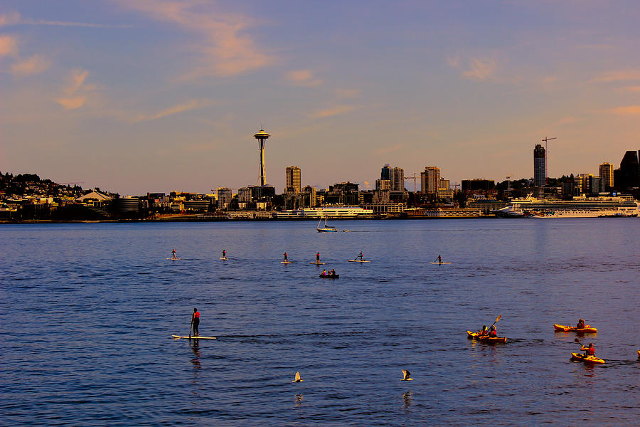 Seattle Waterfront 2 915 Photograph by Cathy Anderson