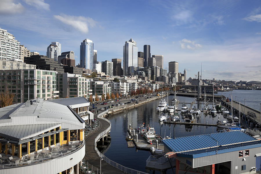 Seattle Photograph - Seattle Waterfront by King Wu