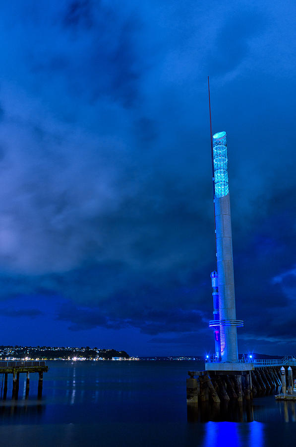 Seattle Waterfront Tower Photograph
