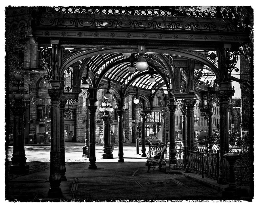 Seattles Pergola in Pioneer Square Photograph by David Patterson