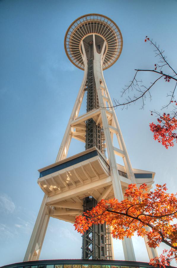 Seattles Space Needle 2 Photograph by Geraldine Alexander