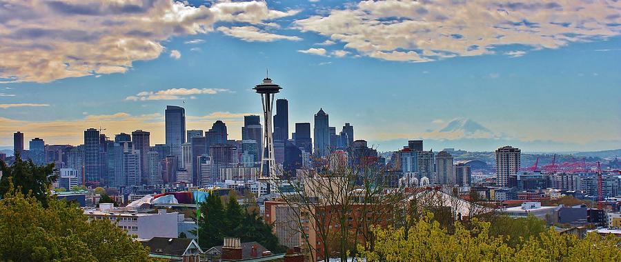 Seattle Skyline Photograph by Bruce Bley