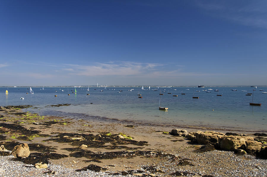 Seaview Beach and The Solent - 01 Photograph by Rod Johnson