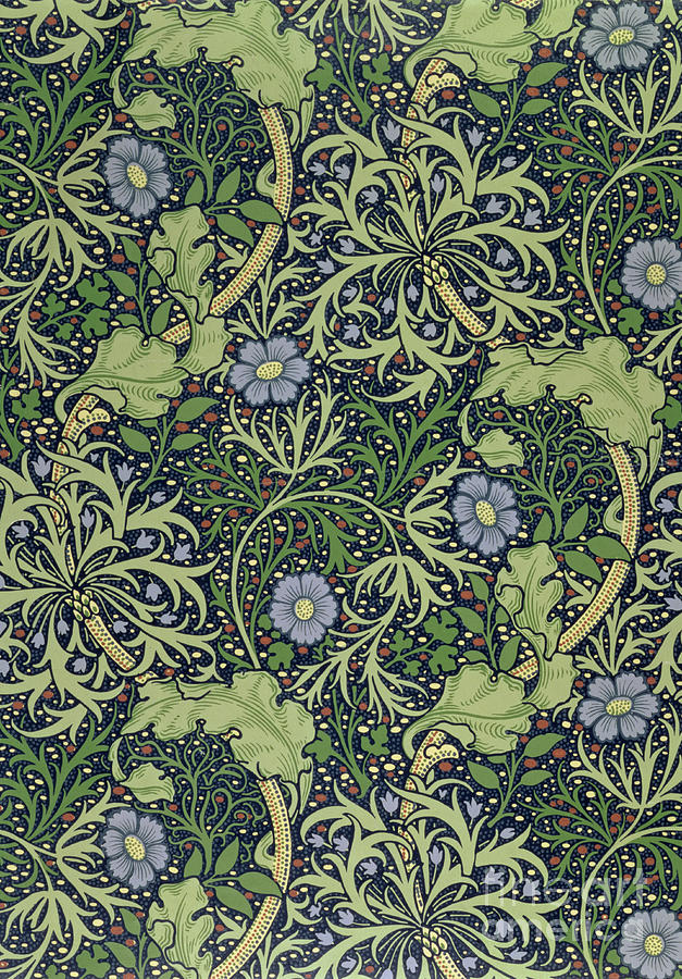 Seaweed wallpaper design, 1901 by William Morris Tapestry - Textile by William Morris