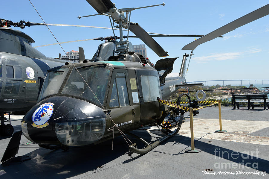 Seawolves UH-1 Photograph by Tommy Anderson