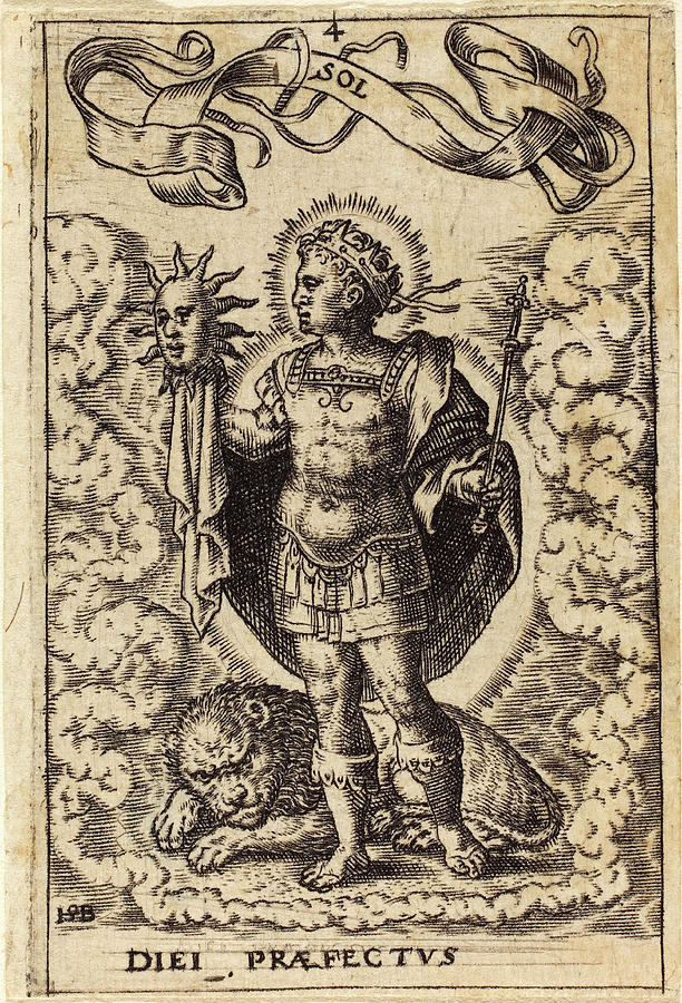 Sebald Beham German, 1500 - 1550, Sol Drawing by Quint Lox - Fine Art ...