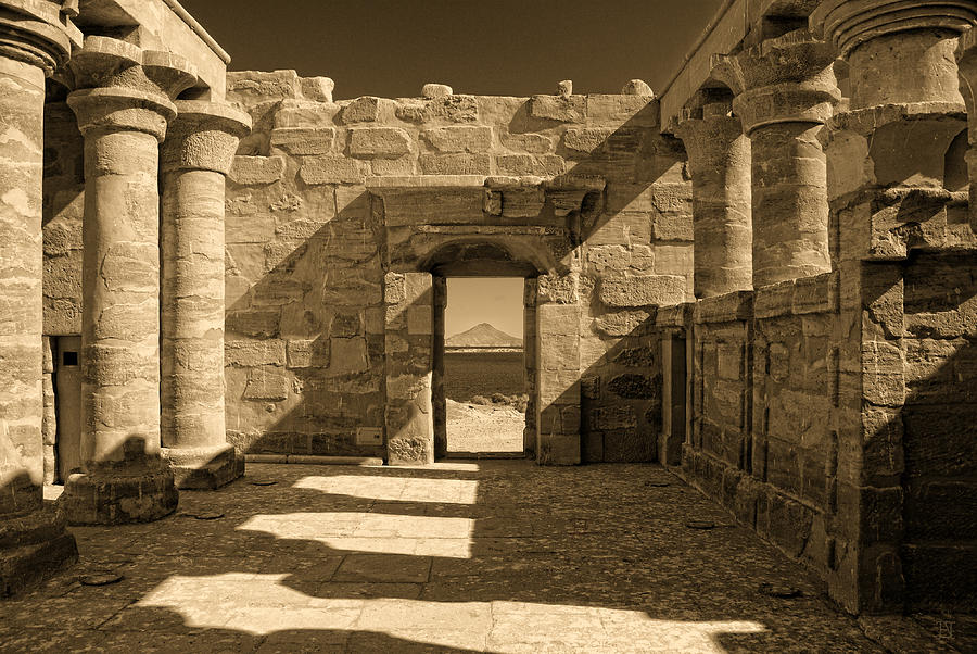 Temple of Maharraqa Photograph by Nigel Fletcher-Jones