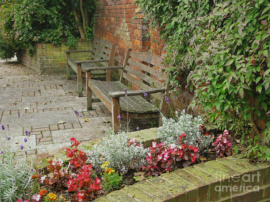 Secluded English Garden Photograph